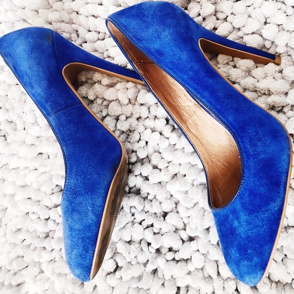 Blue Suede Heels - Picture 3 of 3